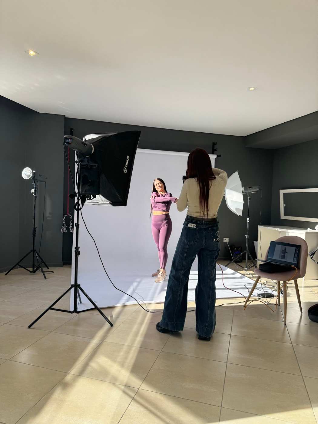 Set de iluminación del estudio HACKS